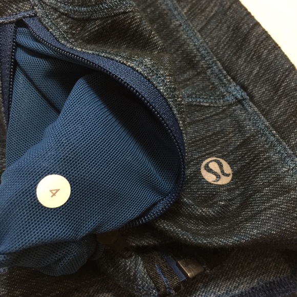 Lululemon🍋Forme Jacket Slub Denim Blue / Black 4 - Picture 5 of 8